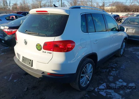 2012 Volkswagen Tiguan Se из США, поврежденный, VIN WVGAV7AX3CW537498